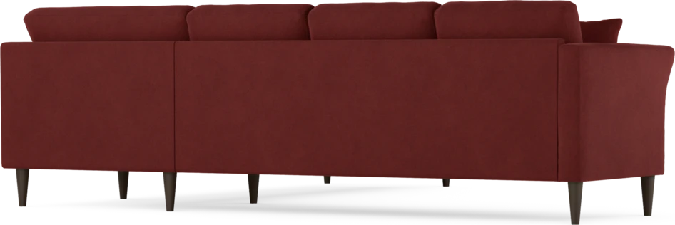 Eden - Hörnsoffa, 3+3-sits - Röd
