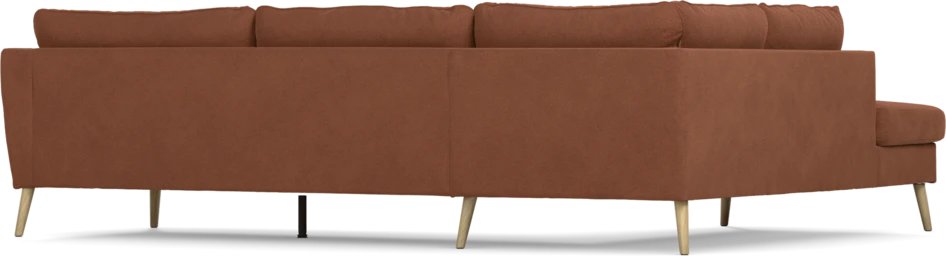County - 2,5-sits soffa med divan vänster - Orange