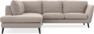Madison - 2-sits soffa med divan vänster - Beige