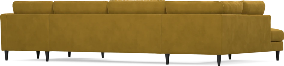 Bridge - 3-sits soffa med divan vänster och schäslong höger - Gul