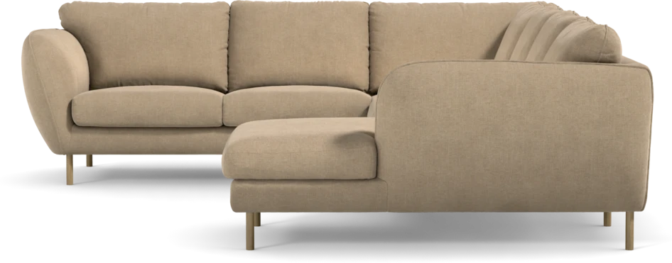 Madison Lux - Hörnsoffa med schäslong höger - Beige