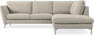 Madison - 2-sits soffa med divan höger - Beige