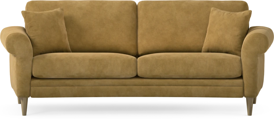 Eden - 2,5-sits soffa svängd - Gul
