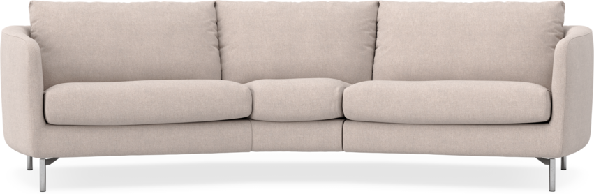 Madison - 3-sits soffa svängd, 90 cm - Beige