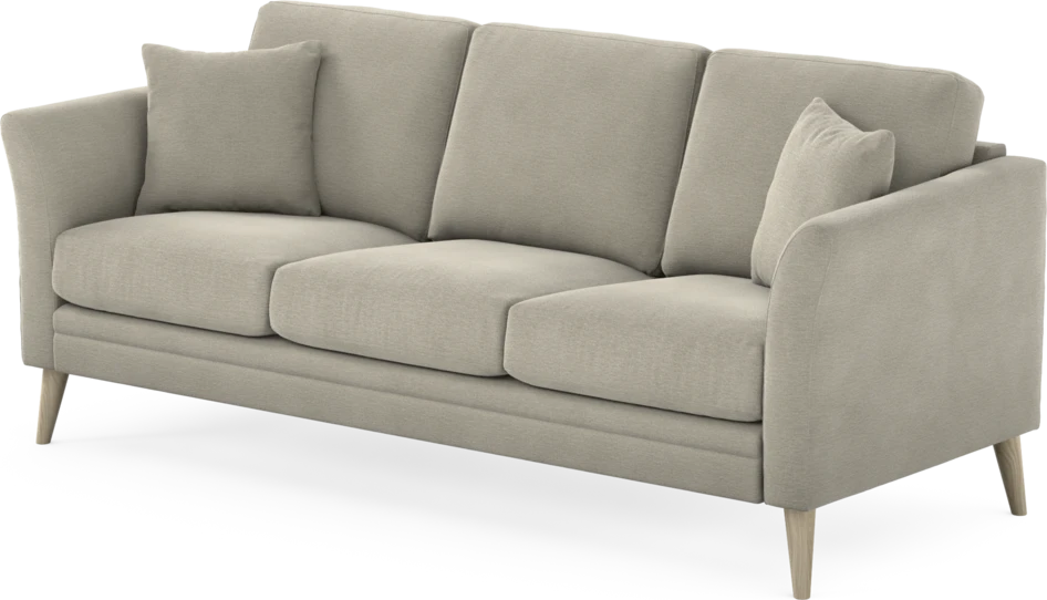 Eden - 3-sits soffa - Brun