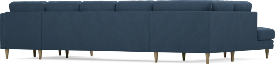 Eden - 3-sits soffa med divan vänster och schäslong höger - Blå