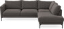 Impression Delux - 3-sits soffa med divan höger - Grå