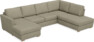 Friday - 3-sits soffa med schäslong vänster och divan höger - Beige