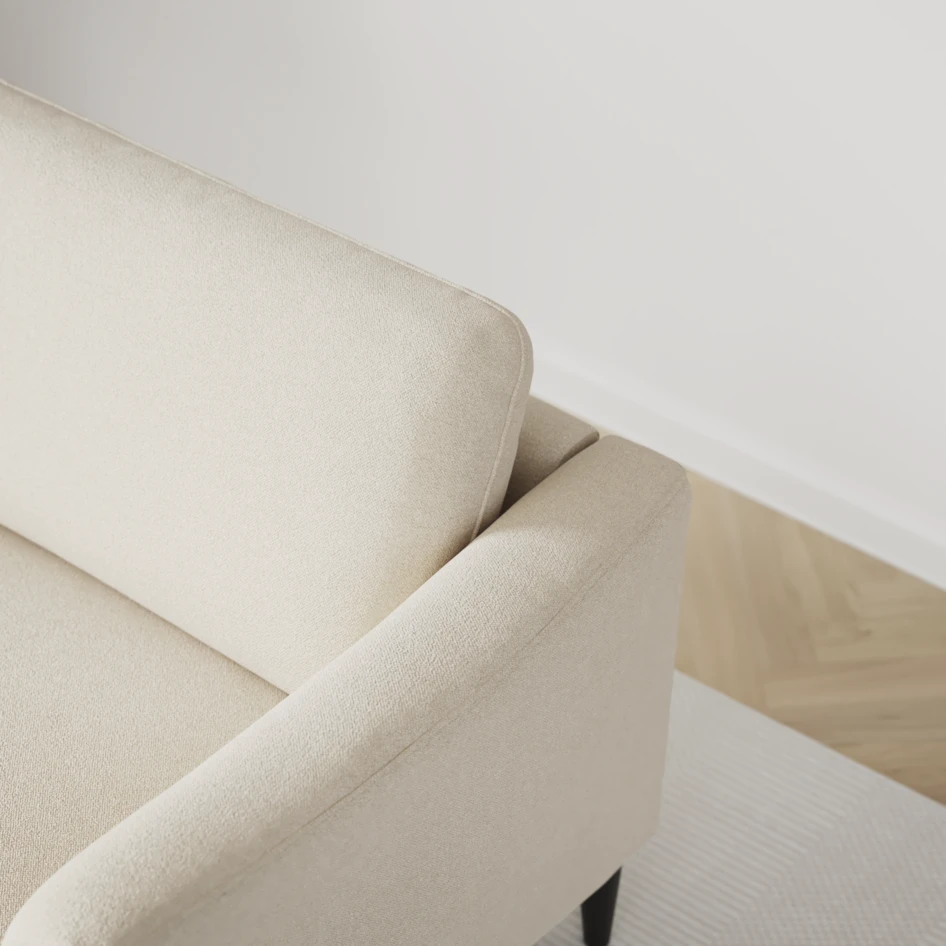 Bridge - 3-sits soffa med schäslong vänster och divan höger - Beige