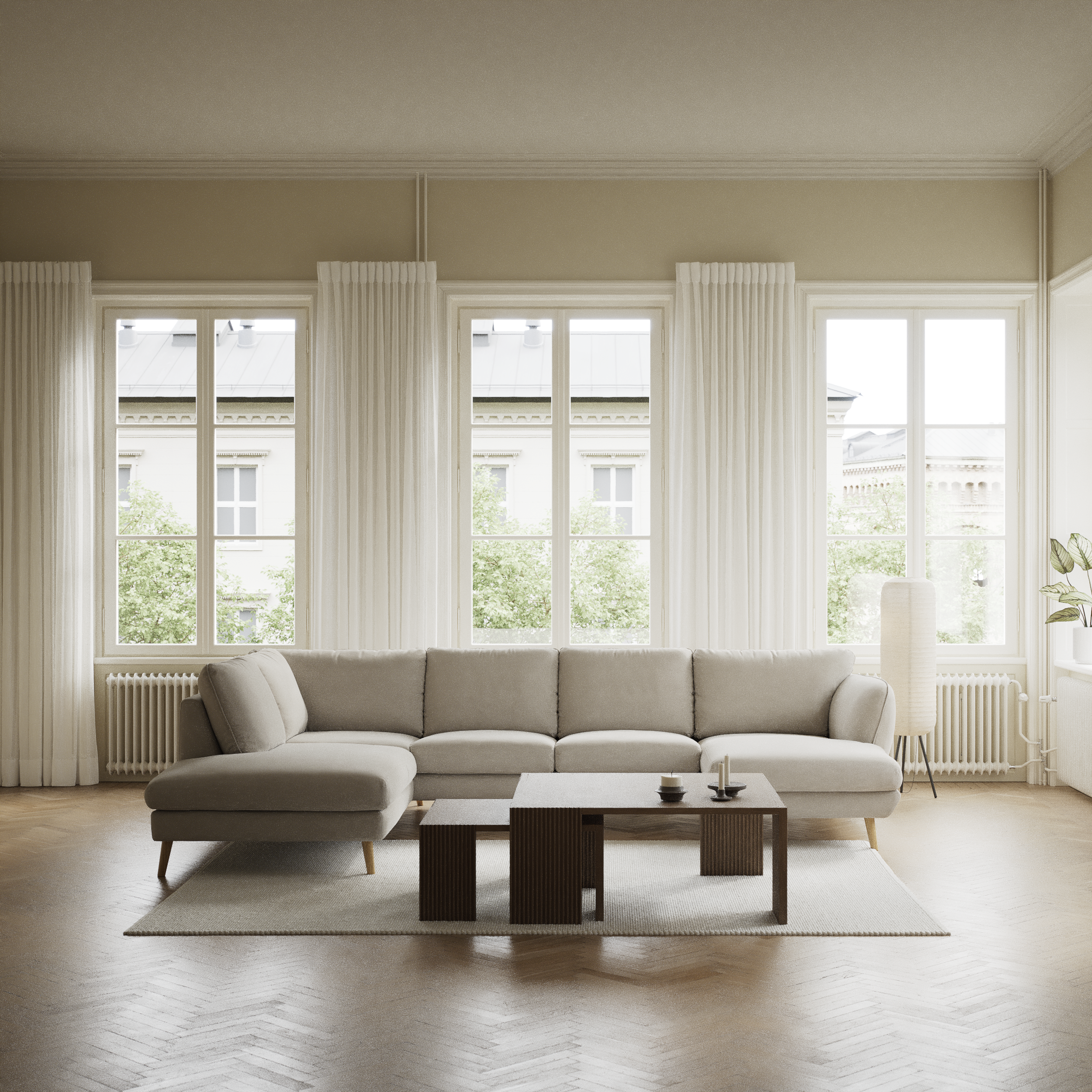 Madison Lux - 2-sits soffa med divan vänster och schäslong höger - inspiration