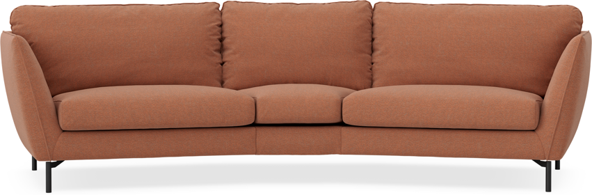 Madison - 3-sits soffa svängd, 90 cm - Orange