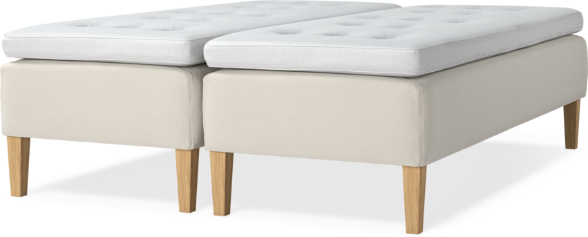 Delux Sense - Ramsäng, dubbelsäng med bäddmadrass