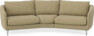Madison - 3-sits soffa svängd, 90 cm - Gul