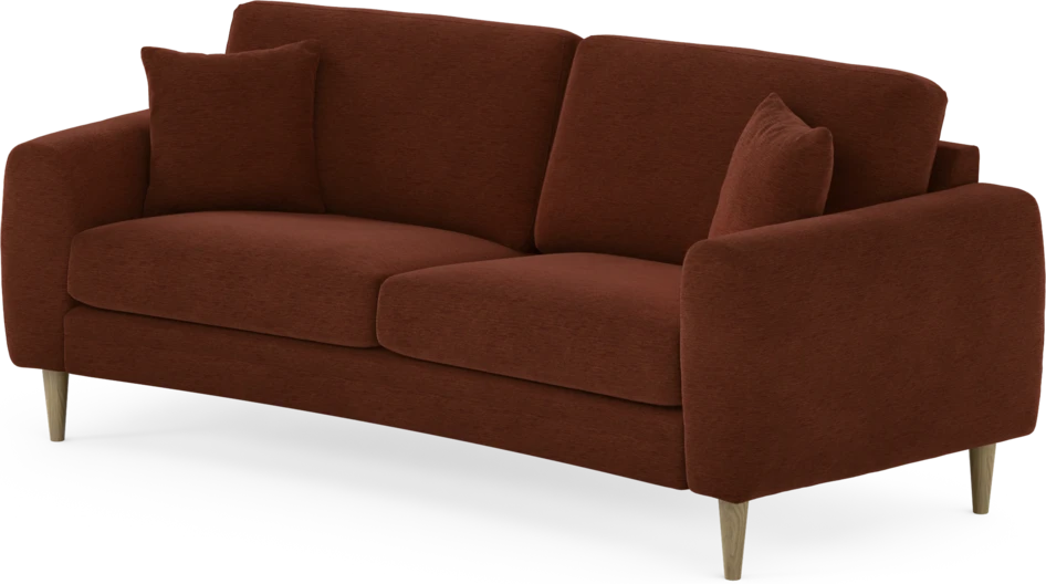 Eden - 2,5-sits soffa svängd - Orange