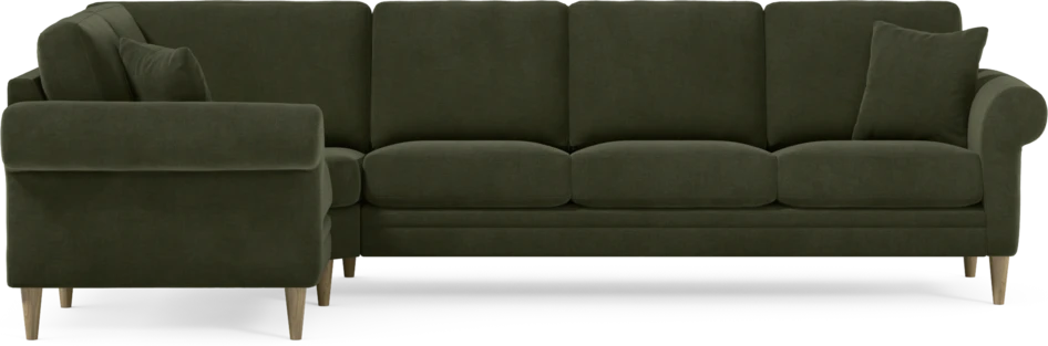 Eden - Hörnsoffa, 1+3-sits - Grön