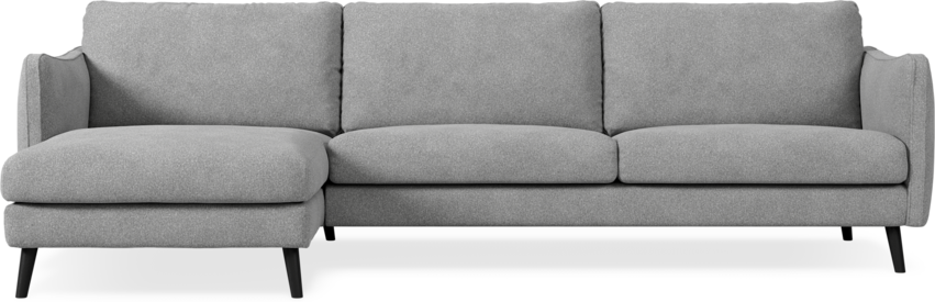 Madison Lux - 3-sits soffa med schäslong vänster - Vit