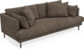 Harper - 3-sits soffa, hel dyna - Brun