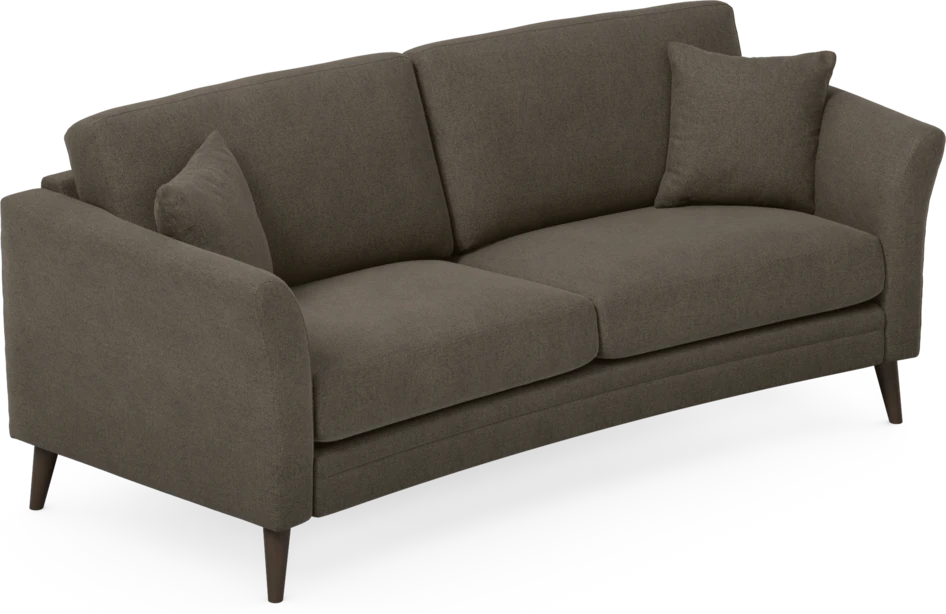 Eden - 2,5-sits soffa svängd - Brun