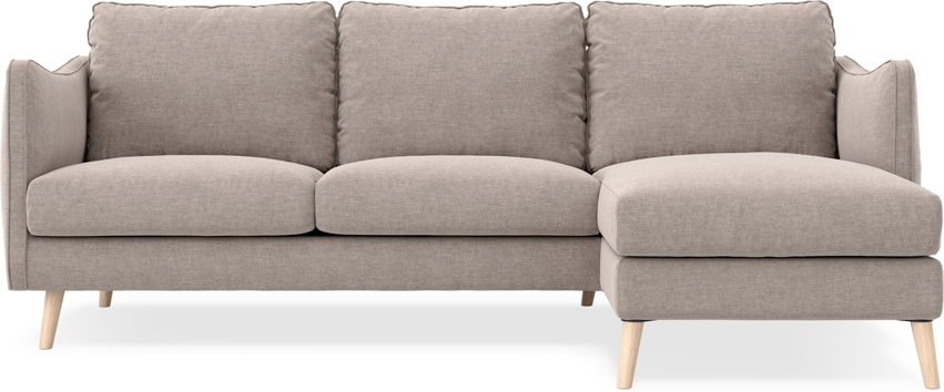 Madison - 2-sits soffa med schäslong höger - Beige