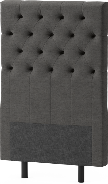 Delux Pikerad XL - Sänggavel, 90-210 cm - Grå