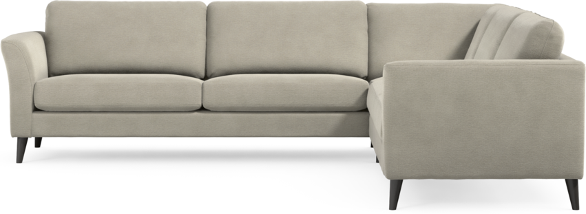 Bridge - Hörnsoffa, 3+3-sits - Brun