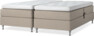 Delux Sense - Ställbar säng, dubbelsäng med bäddmadrass - Beige