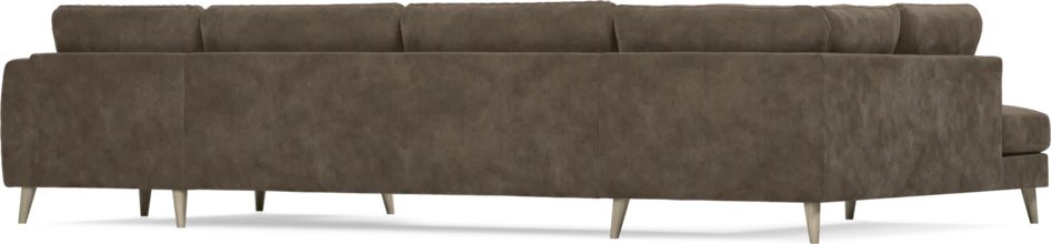 Bridge - 3-sits soffa med divan vänster och schäslong höger - Brun