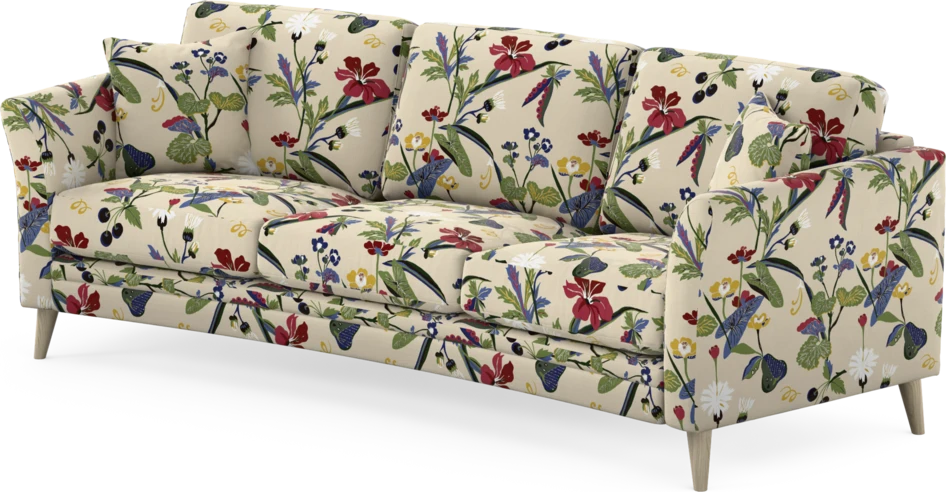 Eden - 3-sits soffa svängd - Flerfärgad