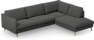 Madison Lux - 3-sits soffa med divan höger - Grå