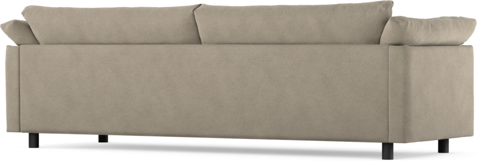Cherrie - 4-sits soffa, hel dyna, fast klädsel - Beige