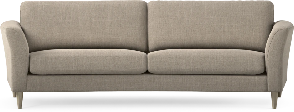 Bridge - 3-sits soffa svängd - Beige