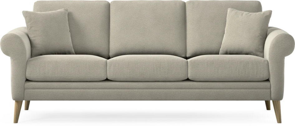 Eden - 3-sits soffa - Brun