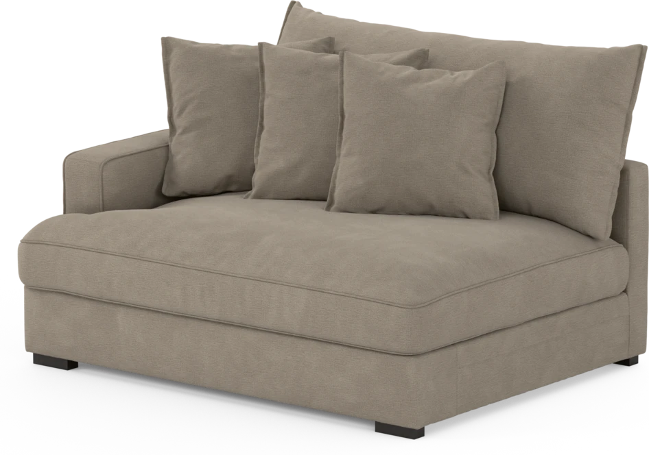 Rossi - 2-sits med armstöd vänster - Beige