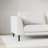 Willow - 3-sits soffa, hel dyna, fast klädsel - Beige