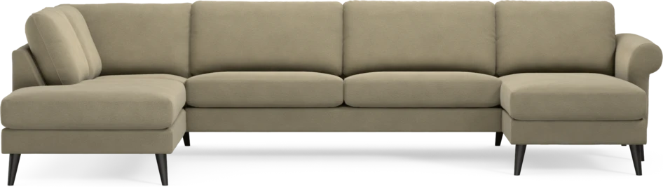 Bridge - 3-sits soffa med divan vänster och schäslong höger - Beige