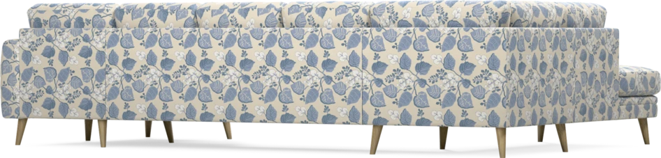 Eden - 3-sits soffa med divan vänster och schäslong höger - Flerfärgad