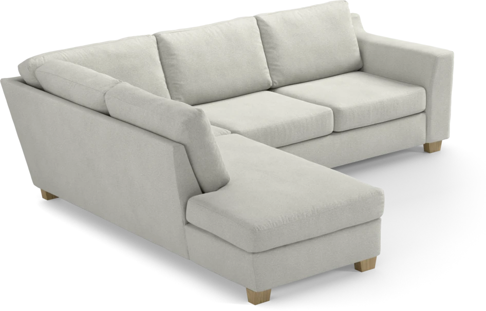 Friday - 2,5-sits soffa med divan vänster - Vit