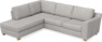 Friday - 2,5-sits soffa med divan vänster - Vit