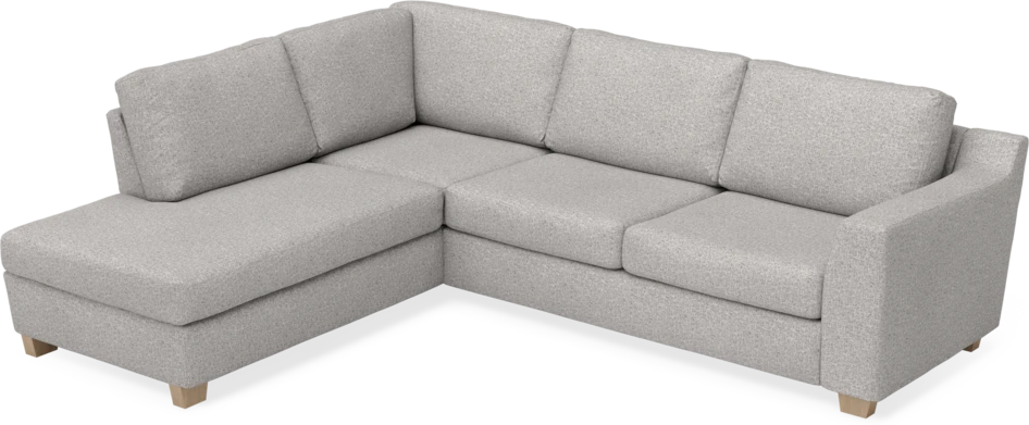 Friday - 2,5-sits soffa med divan vänster - Vit