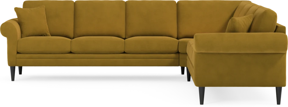 Eden - Hörnsoffa, 3+3-sits - Gul