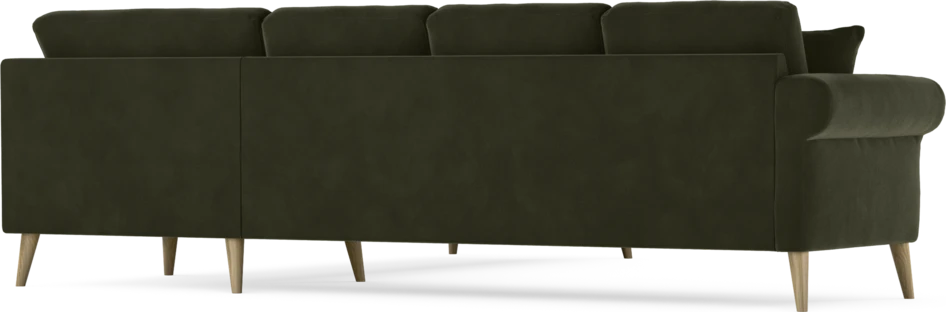 Eden - Hörnsoffa, 3+3-sits - Grön