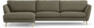 Madison Lux - 3-sits soffa med schäslong vänster - Brun
