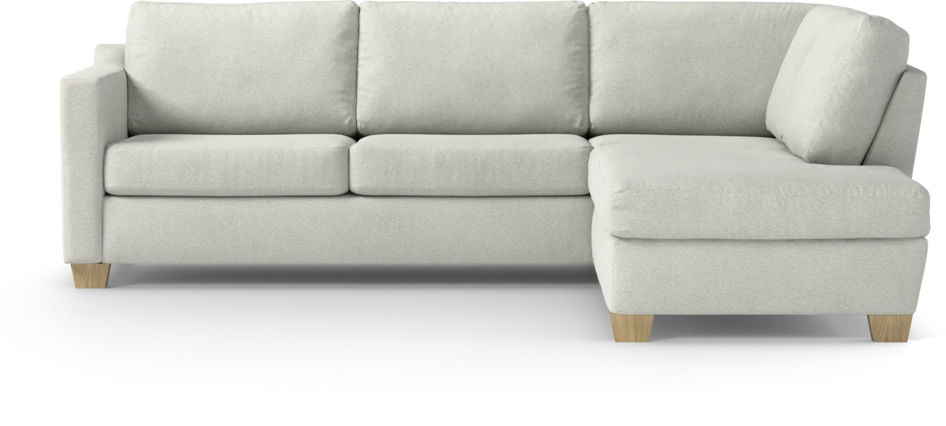 Friday - 2,5-sits soffa med divan höger - Vit
