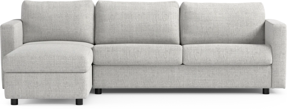 Lindö - Bäddsoffa 2,5-sits med schäslong, vändbar - Grå