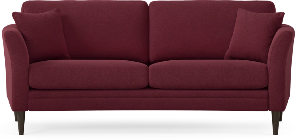Eden - 2,5-sits soffa svängd - Röd