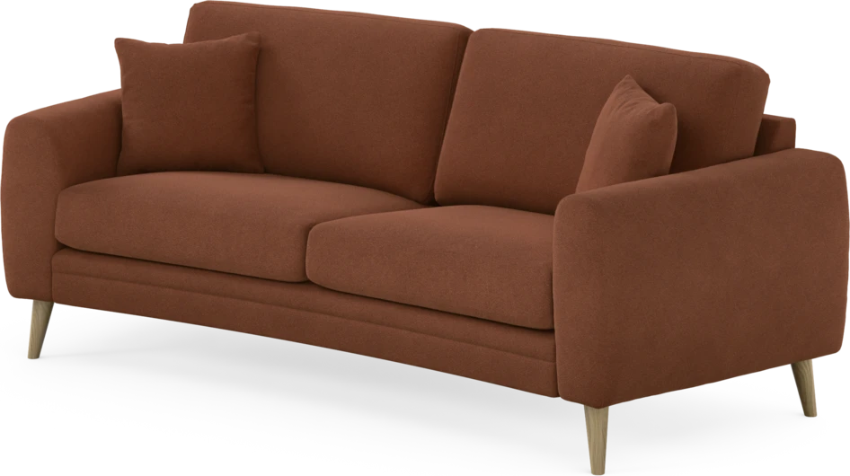 Eden - 2,5-sits soffa svängd - Orange