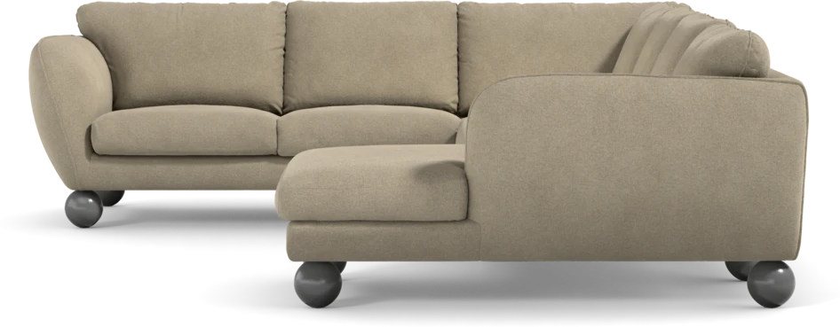 Madison Lux - Hörnsoffa med schäslong höger - Beige