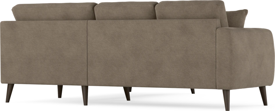Eden - Hörnsoffa, 2+2-sits - Brun
