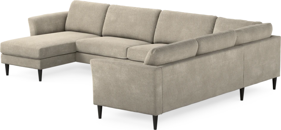 Bridge - Hörnsoffa, 3+2-sits med schäslong vänster - Beige