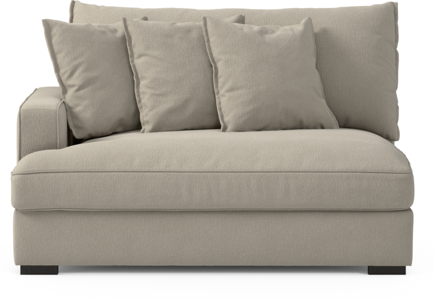 Rossi - 2-sits med armstöd vänster - Grå